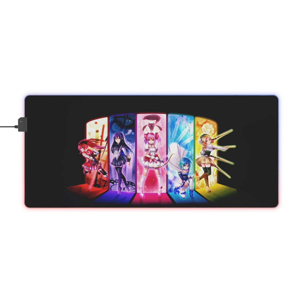 Puella Magi Madoka Magica RGB LED Mouse Pad (Desk Mat)