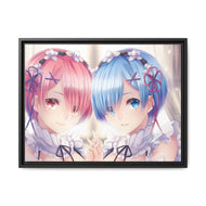 ram&rem Canvas Framed Art Print