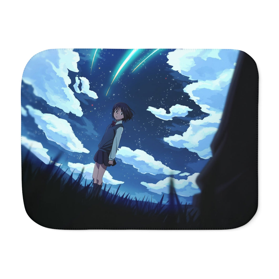 Your Name. Sherpa Blanket