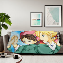 Load image into Gallery viewer, Anime Howl&#39;s Moving Castle Sherpa Blanket
