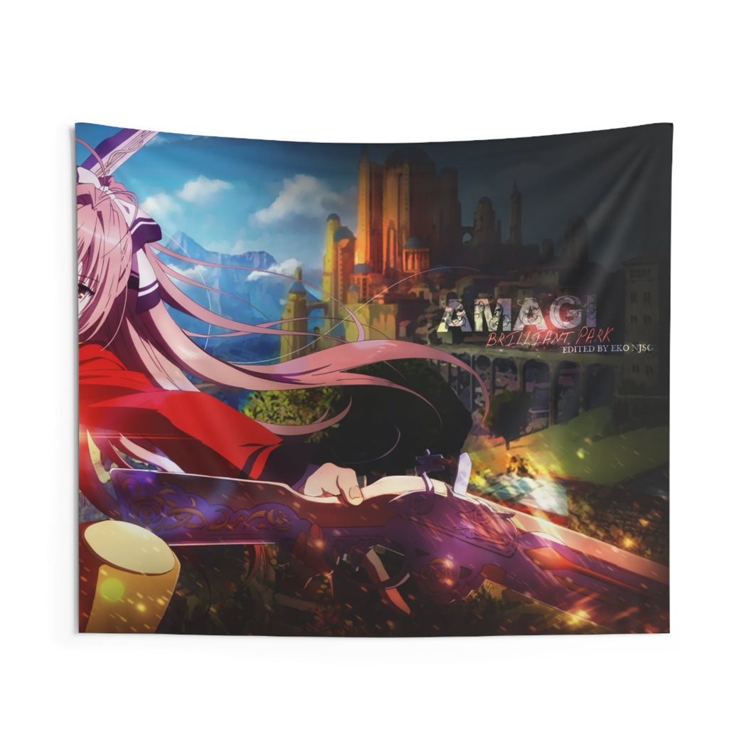 Amagi Brilliant Park Isuzu Sento, Moffle Indoor Wall Tapestry