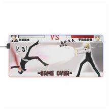 Load image into Gallery viewer, Durarara!! Izaya Orihara, Shizuo Heiwajima RGB LED Mouse Pad (Desk Mat)
