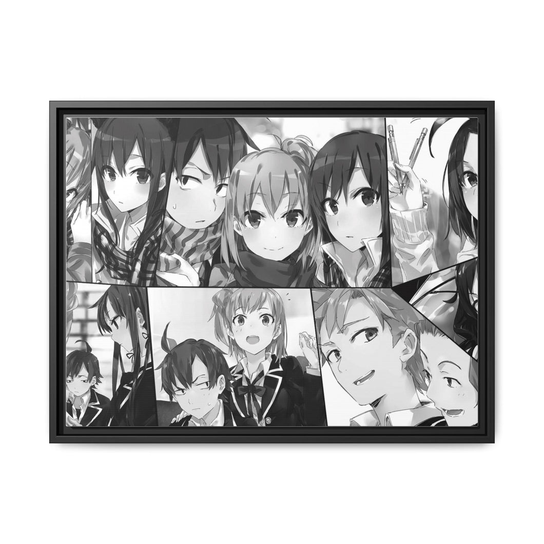 Oregairu - Light Novel Illustrations Canvas Framed Art Print