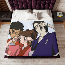 Load image into Gallery viewer, Anime Samurai Champloo Sherpa Blanket

