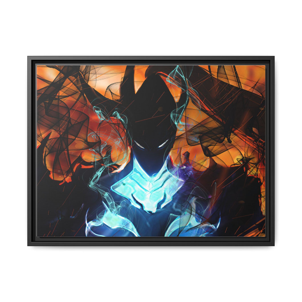 Anime Solo Leveling Canvas Framed Art Print