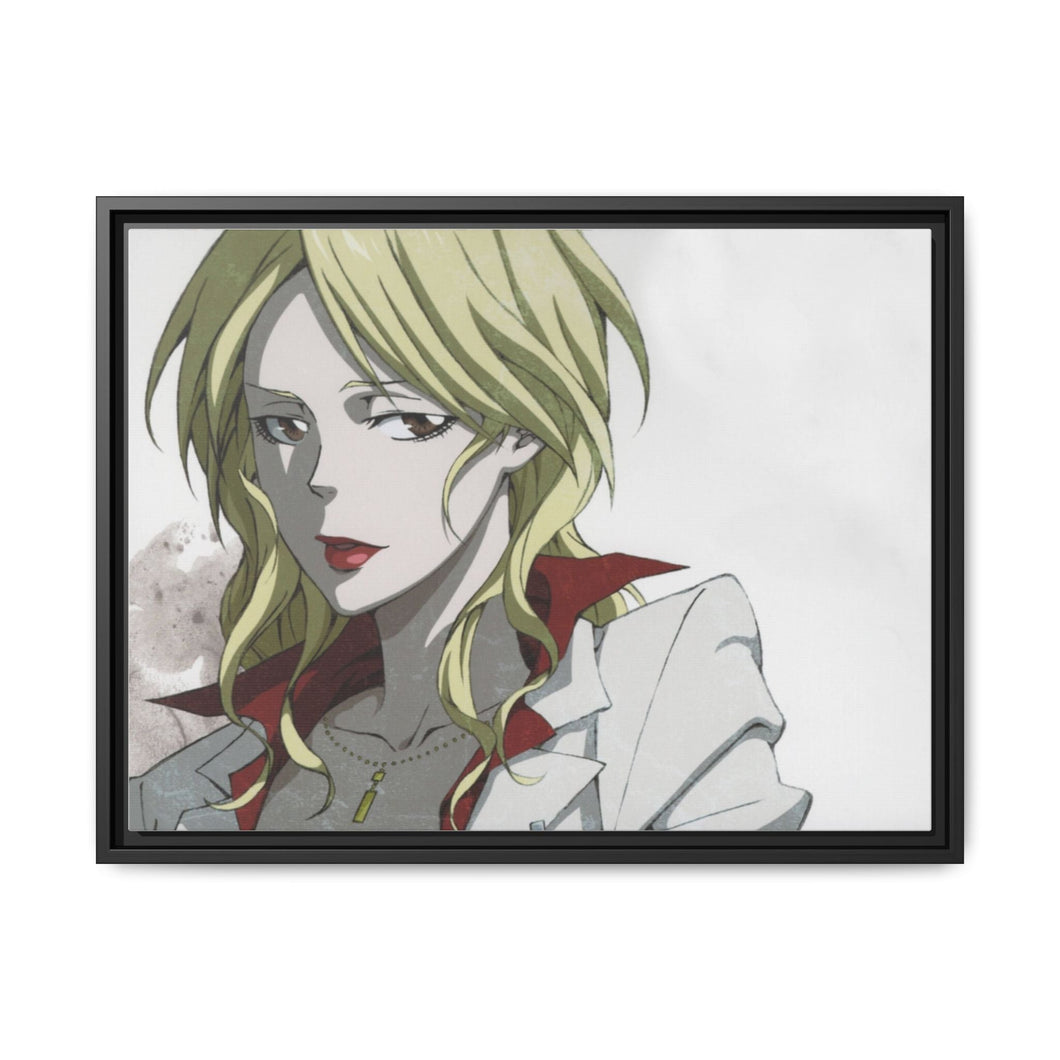 Shion Karanomori Face Canvas Framed Art Print