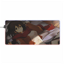 Load image into Gallery viewer, Mikasa Ackerman RGB LED Mouse Pad (Desk Mat)
