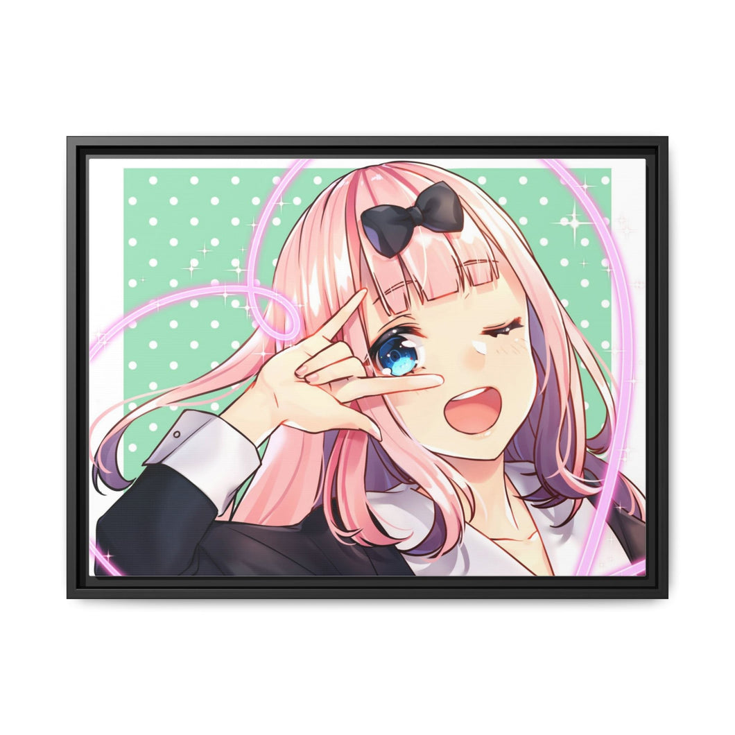 Chika Fujiwara Canvas Framed Art Print