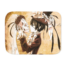 Load image into Gallery viewer, Black Butler Sherpa Blanket

