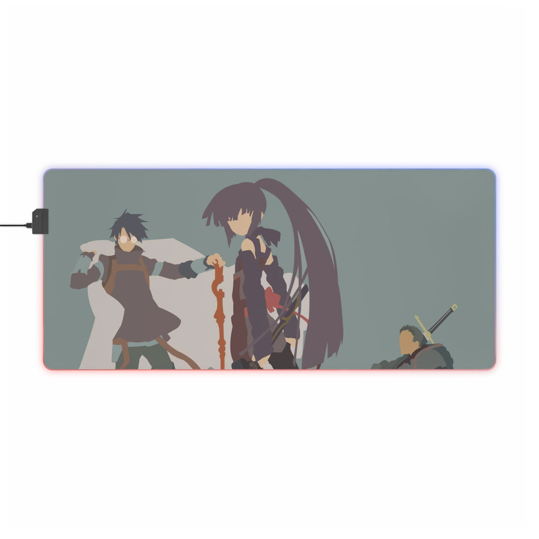 Log Horizon Shiroe, Akatsuki, Naotsugu RGB LED Mouse Pad (Desk Mat)
