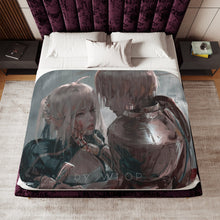 Load image into Gallery viewer, Anime Fate/Stay Night Sherpa Blanket
