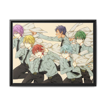 Load image into Gallery viewer, Kuroko&#39;s Basketball Tetsuya Kuroko, Daiki Aomine, Atsushi Murasakibara Canvas Framed Art Print
