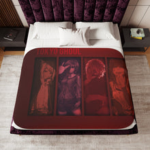 Load image into Gallery viewer, Anime Tokyo Ghoul Sherpa Blanket
