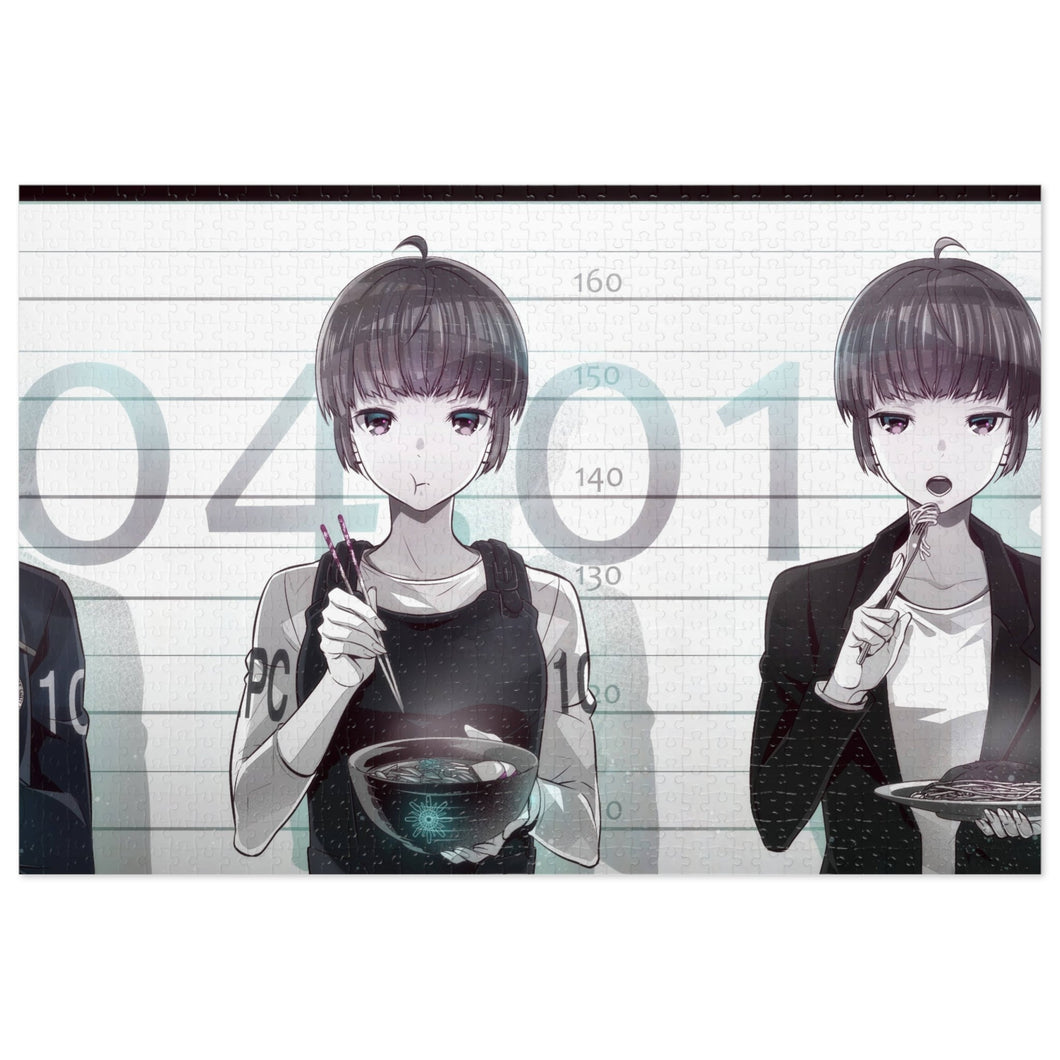Akane Tsunemori Eating Jigsaw Puzzle