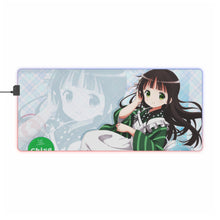 Load image into Gallery viewer, Is the Order a Rabbit? RGB LED Mouse Pad (Desk Mat)
