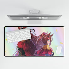 Load image into Gallery viewer, Symboli Rudolf &amp; Tokai Teio Mouse Pad (Desk Mat)
