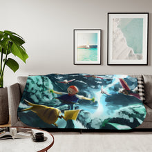 Load image into Gallery viewer, I will protect you, even if i have to die Sherpa Blanket
