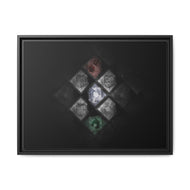Attack on titan: emblem Canvas Framed Art Print