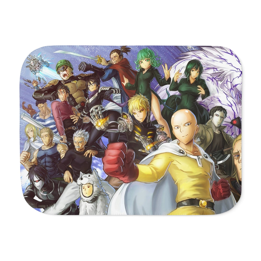Anime One-Punch Man Sherpa Blanket