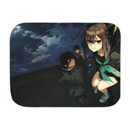 Shinoa, Yu & Yoichi At The Roof Sherpa Blanket