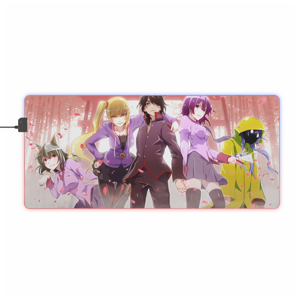 Monogatari(Series) RGB LED Mouse Pad (Desk Mat)
