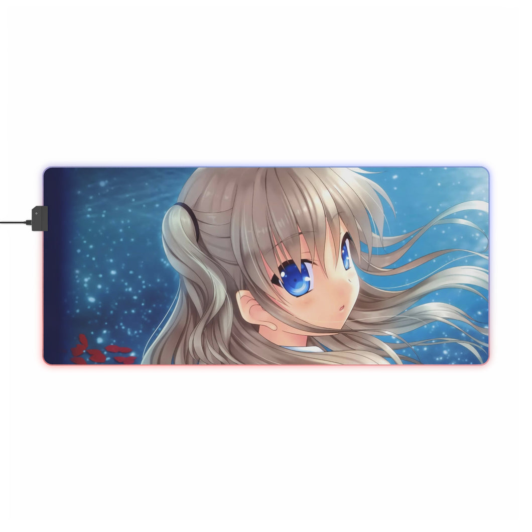 Nao Tomori looking back RGB LED Mouse Pad (Desk Mat)