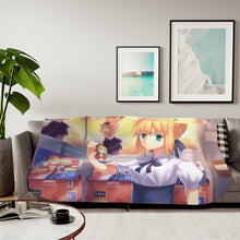 Load image into Gallery viewer, Anime Fate/Stay Night Sherpa Blanket
