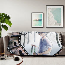 Load image into Gallery viewer, Anime ERASED Sherpa Blanket

