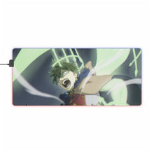 Load image into Gallery viewer, Black Clover Yuno RGB LED Mouse Pad (Desk Mat)
