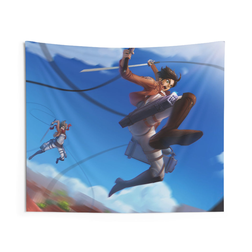 Anime Attack On Titan Indoor Wall Tapestry