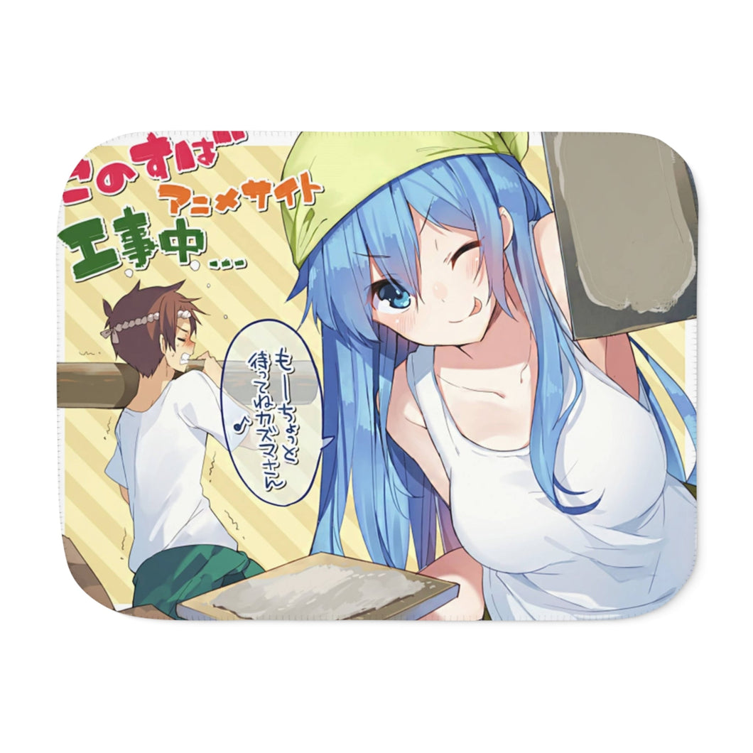 Aqua and Kazuma Sherpa Blanket