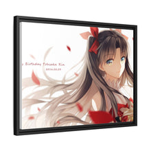 Load image into Gallery viewer, Happy Birthday Rin❤ Canvas Framed Art Print
