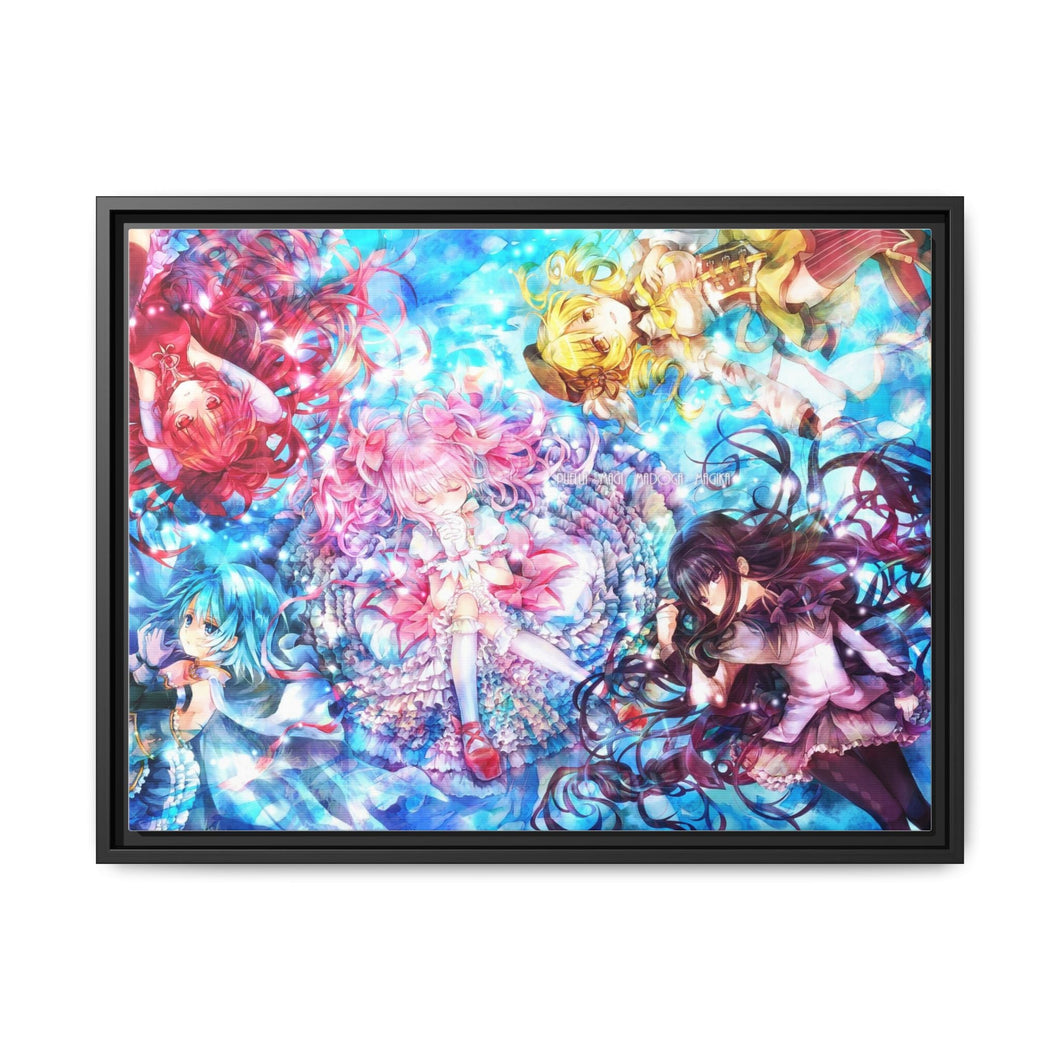 Anime Puella Magi Madoka Magica Canvas Framed Art Print