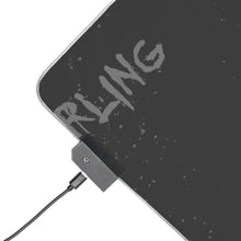 Load image into Gallery viewer, ZeroTwo Black/Grey RGB LED Mouse Pad (Desk Mat)
