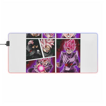 Load image into Gallery viewer, Black Goku RGB LED Mouse Pad (Desk Mat)
