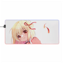 Load image into Gallery viewer, Lycoris Recoil Chisato Nishikigi RGB LED Mouse Pad (Desk Mat)
