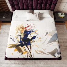 Load image into Gallery viewer, Violet Evergarden Sherpa Blanket
