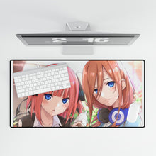 Load image into Gallery viewer, Miku Nakano &amp; Nino Nakano Mouse Pad (Desk Mat)
