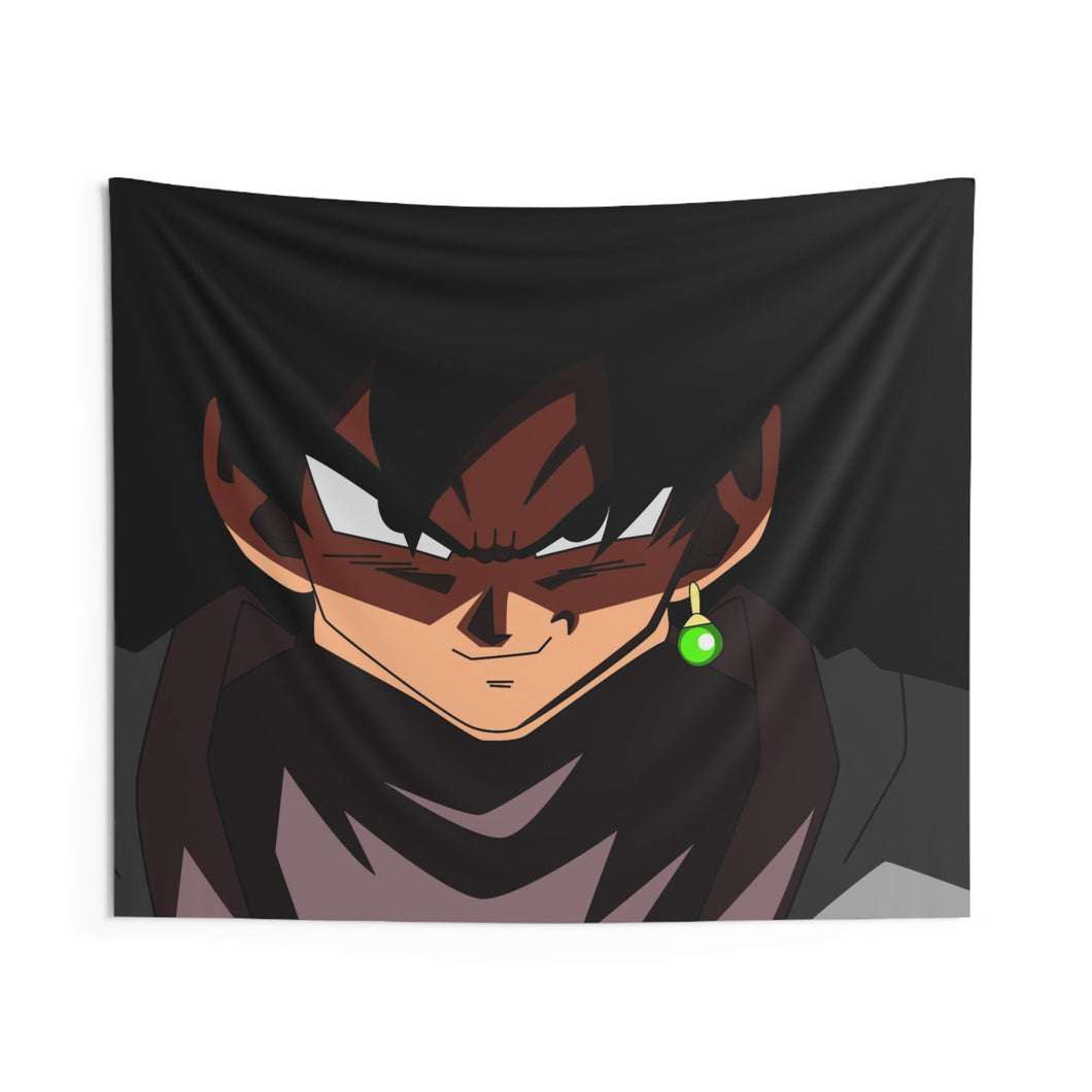 Black Indoor Wall Tapestry