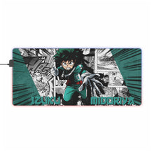 Load image into Gallery viewer, My Hero Academia Izuku Midoriya RGB LED Mouse Pad (Desk Mat)
