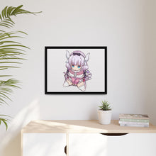 Load image into Gallery viewer, Anime Miss Kobayashi&#39;s Dragon Maid Canvas Framed Art Print
