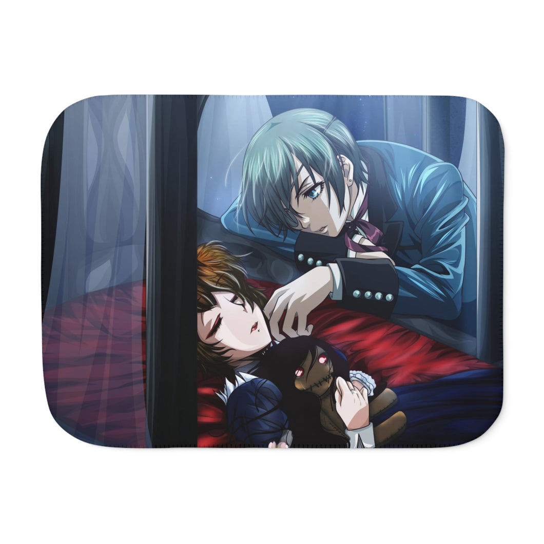 Black Butler Sherpa Blanket
