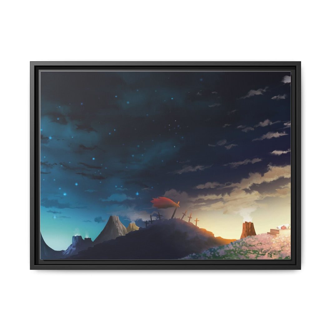 Anime Tengen Toppa Gurren Lagannr Canvas Framed Art Print