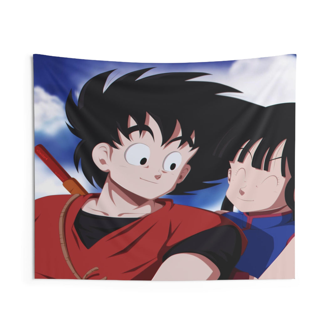 Goku and Chichi Indoor Wall Tapestry
