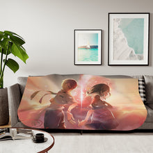 Load image into Gallery viewer, Taki and Mitsuha (Your Name) Sherpa Blanket
