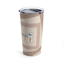 Load image into Gallery viewer, Glass Heart Princess Tumbler 20oz
