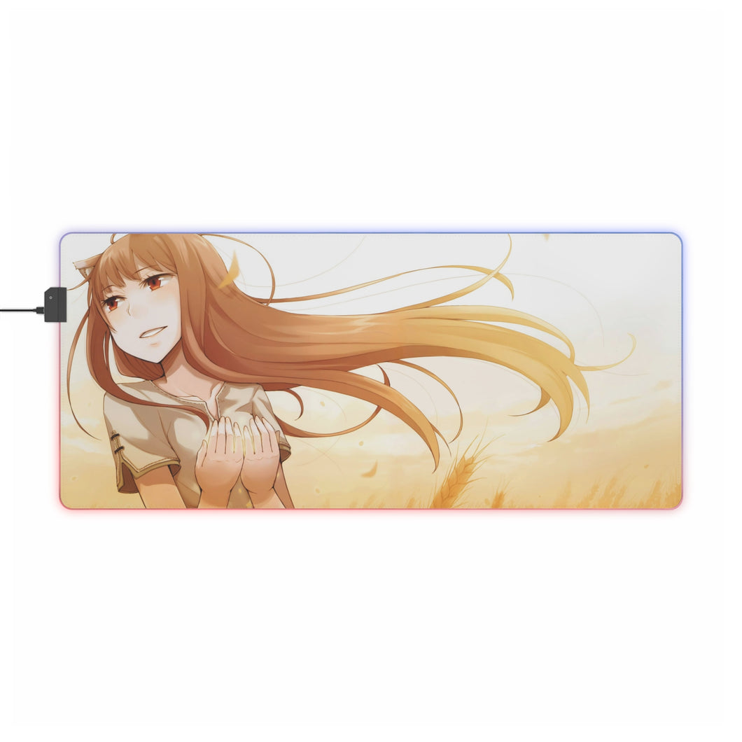 Spice And Wolf RGB LED Mouse Pad (Desk Mat)