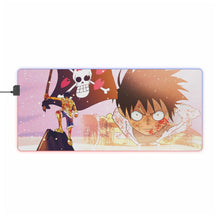 Load image into Gallery viewer, One Piece Monkey D. Luffy RGB LED Mouse Pad (Desk Mat)
