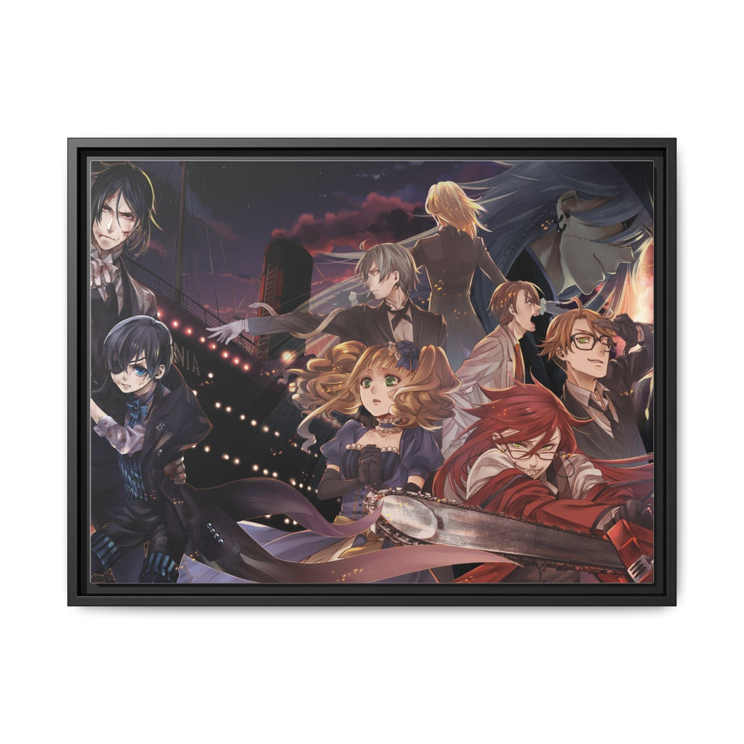 Kuroshitsuji: Book of the Atlantic Promo Canvas Framed Art Print