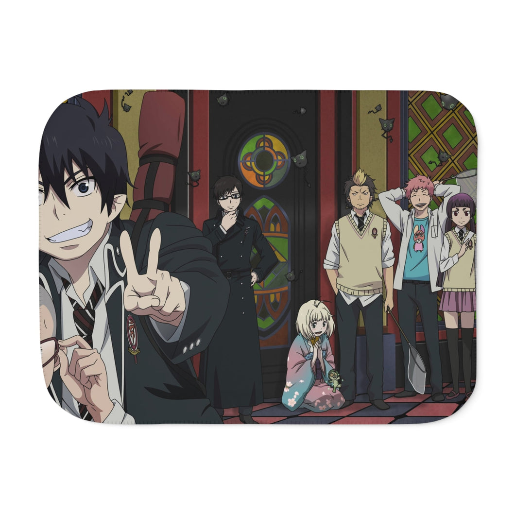Ao No Exorcist Sherpa Blanket